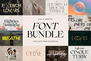 Chic & Creative Font Bundle Volume 2