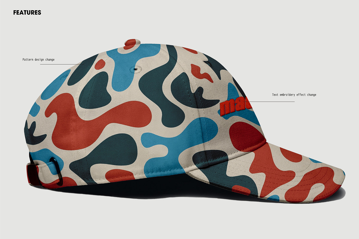 Baseball Caps Hat Mockup Vol 1, a Hat Mockup by made_by_nope (Photo 25 of 29)