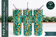 Eucalyptus tumbler sublimation, an Object Graphic by AnastasiaWatercolor (Thumbnail 2 of 6)