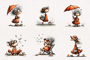 Whimsical Summer Beach Grandma, an Illustration by CreationArt (Thumbnail 3 of 7)