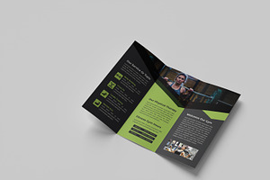 GYM Tri Fold Brochure Template