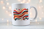 4th of July Brushstroke Sublimation, an Illustration by Designworld (Thumbnail 3 of 7)
