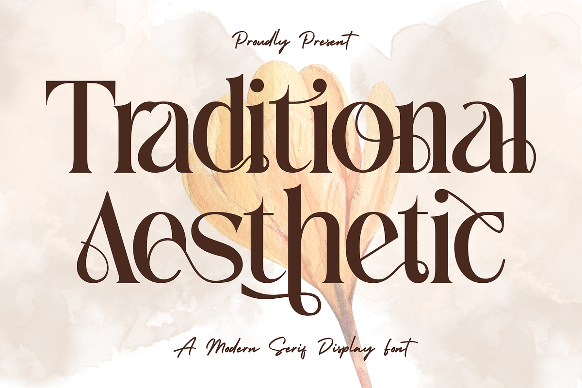 Traditional Aesthetic - Modern Serif, a Serif Font by 177Studio (Photo 1 of 8)