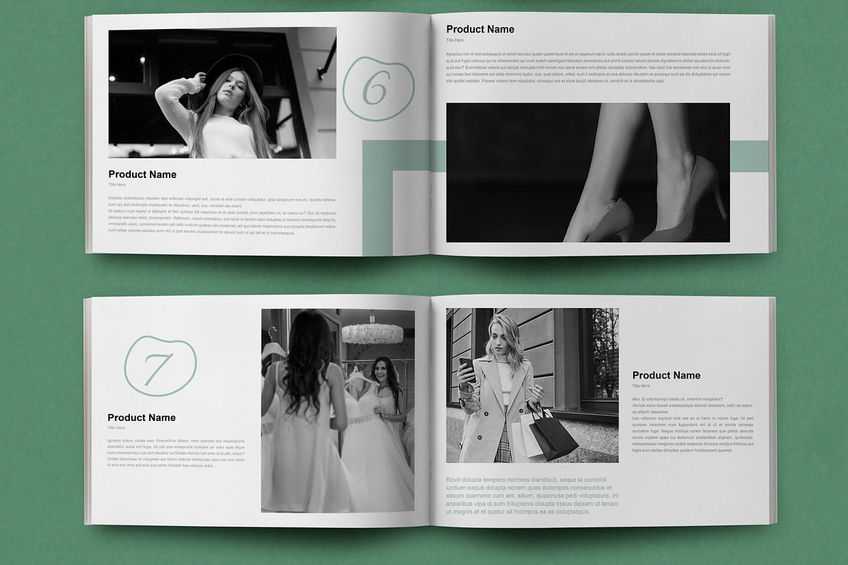 Fashion Look Book Design Template, a Magazine Template by MightyDesign (Photo 5 of 8)
