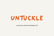 Untuckle Playful Font, a Handwritten Font by Heinzel Std (Thumbnail 1 of 11)