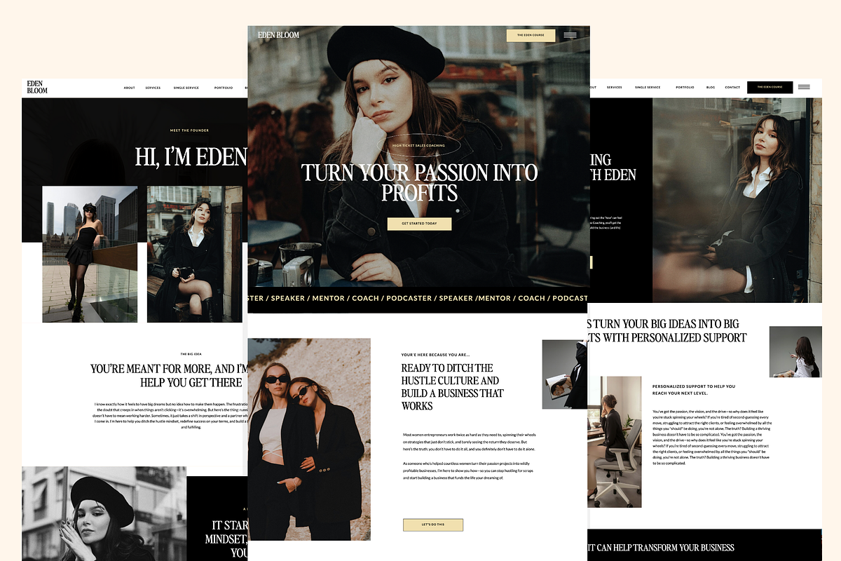 Showit Website | Eden Bloom, a Websites & App Template by thrivedigitally (Photo 4 of 9)