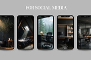 Black Interior Stock Photos, an Architecture Photo by Selenique Studio (Thumbnail 4 of 14)