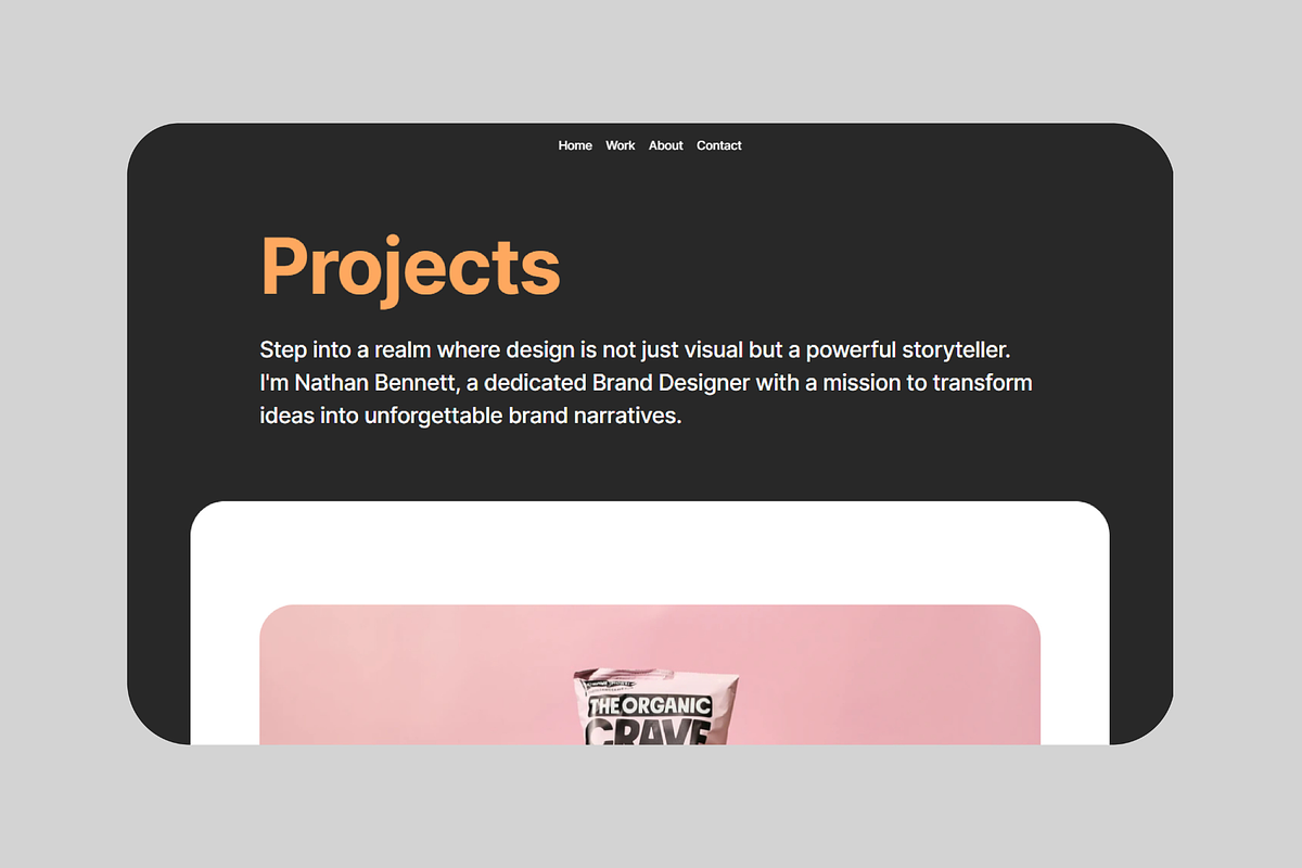 Nathan Bennett - Framer Template, a Websites & App Template by BiancaXavier (Photo 2 of 4)