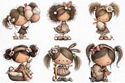 Whimsical Easter Girl Clipart Png, an Illustration by Craft Nest (Thumbnail 6 of 11)