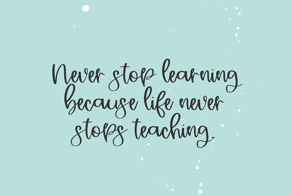 Raintree Script, a Handwritten Font by Beck McCormick (Photo 2 of 10)