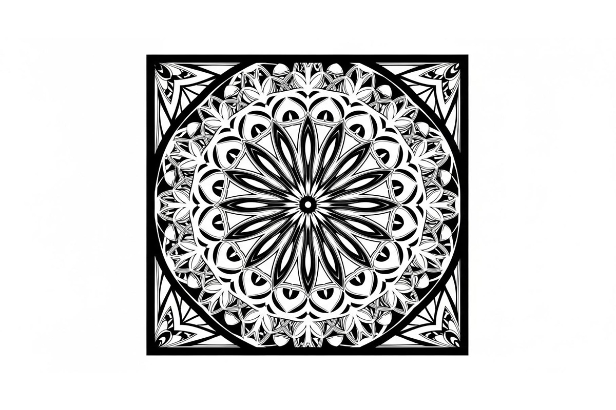 Geometric Mandala Vector Bundle, an Illustration by Designs_River (Photo 46 of 51)