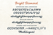 Bright Diamond - Handwritten Font, a Script Font by zeenesia (Thumbnail 16 of 16)