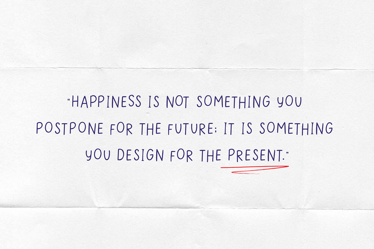 Positive Quotes - All Caps Font, a Handwritten Font by Kaya Fonts (Photo 17 of 25)