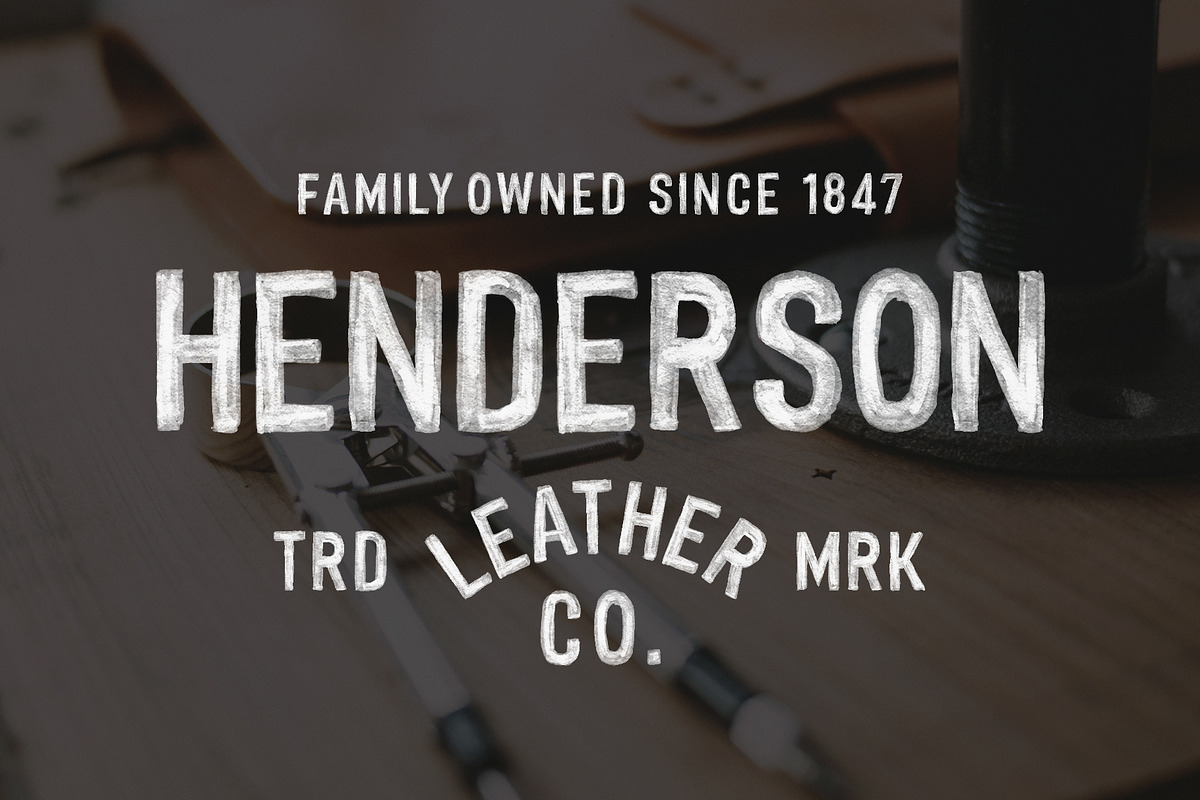 Provisions: Handcrafted SVG Typeface, a Handwritten Font by Hustle Supply Co. (Photo 6 of 6)