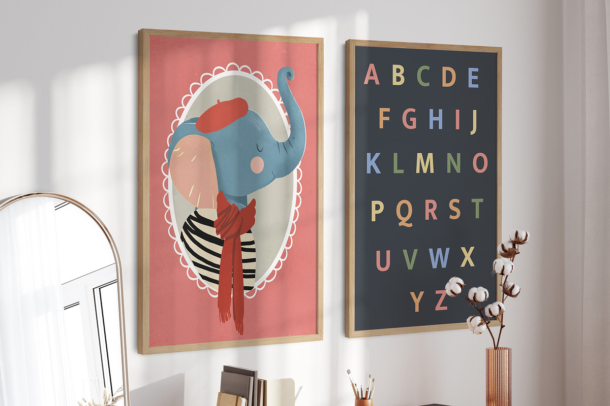Nursery Print Bundle, a Background Graphic by Artemsky (Photo 8 of 24)