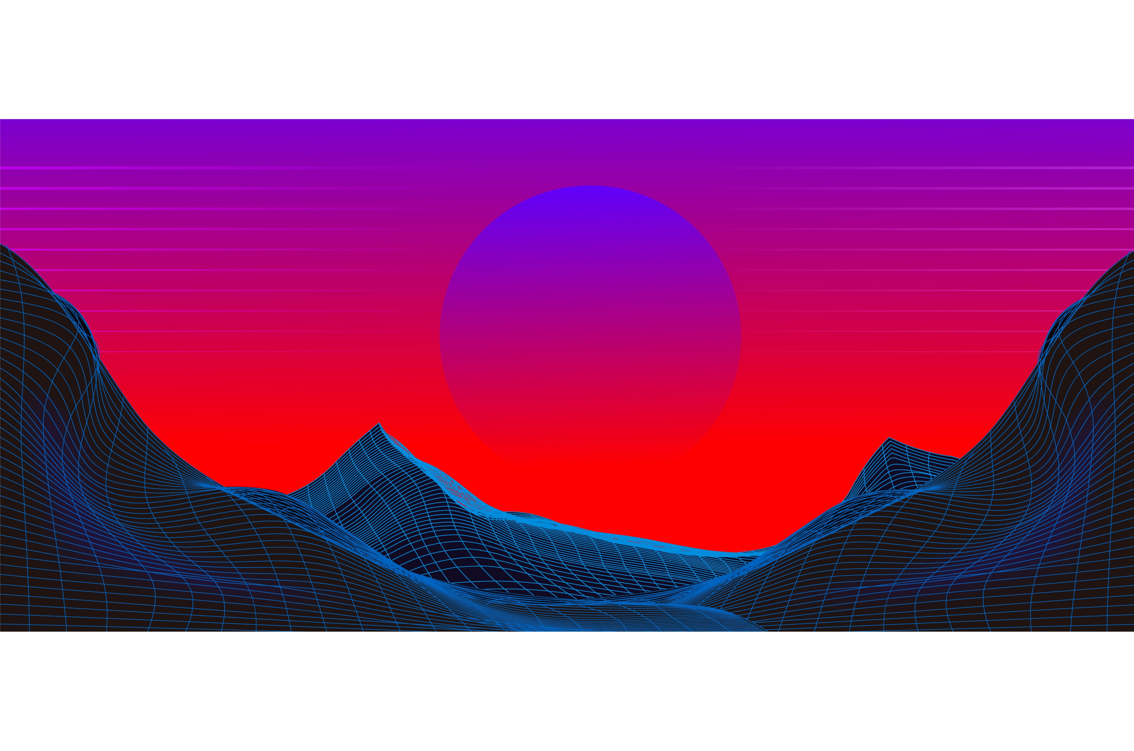 Synthwave retro background with neon, a Texture Illustration by art PVP ...