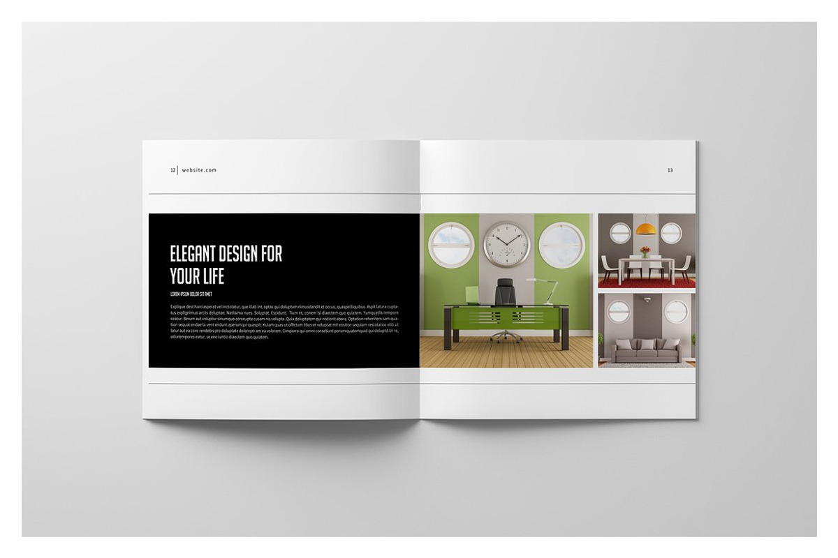 PSD - Square Interior Brochure, a Brochure Template by adekfotografia (Photo 10 of 13)