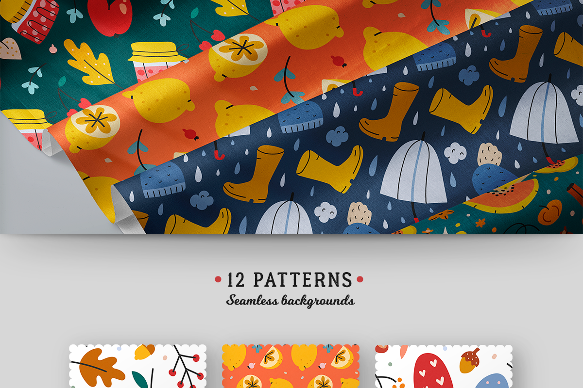 Autumn hand drawn clip arts, a Food Illustration by Fave Brush (Photo 3 of 8)