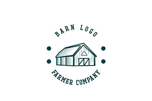 Village Barn House Logo Design, a Branding & Logo Template by AlvinStd