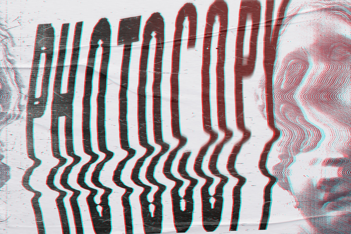 Photocopy, a Sans Serif Font by XTOPH - Fonts (Photo 1 of 4)
