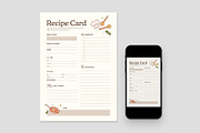 Recipe Card Template, a Card Template by BrandPacks (Thumbnail 3 of 5)