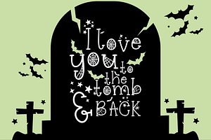 Spookerly Halloween Font