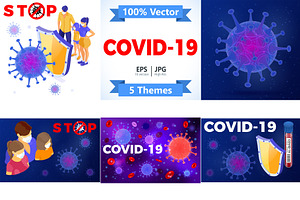 Covid-19 Coronavirus Stop 2019-nCoV, a Healthcare Illustration by TAlex