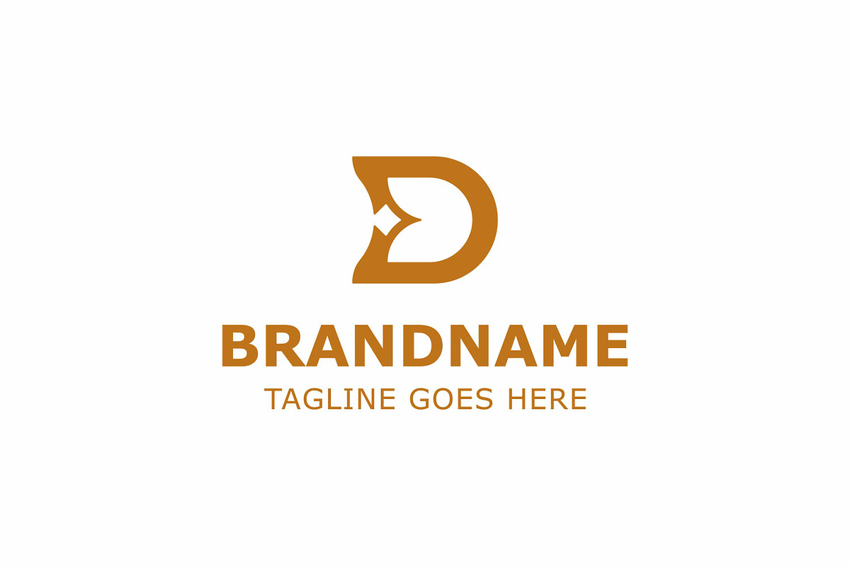 Letter D Tulip Flower Modern Logo, a Branding & Logo Template by Pray Art Design Studio (Photo 1 of 2)
