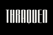 Thraquen – Condensed Display, a Blackletter Font by Nian Keun Studio (Thumbnail 1 of 11)