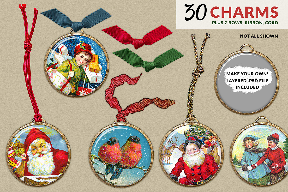 Complete Vintage Christmas Graphics, a Seasonal Illustration by French Kiss Collections (Photo 25 of 28)