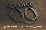 Quadro - Display Font, a Serif Font by JumboDesign (Thumbnail 6 of 7)