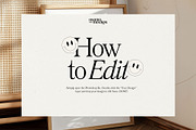 Retro Frame Mockup Leaning Poster, a Household Mockup by momomockps (Thumbnail 7 of 9)