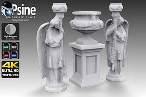 Statues & Urn