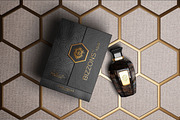 Realistic Luxury Bottle PSD Mockup, a Packaging Mockup by Artlogs x Modaldesain (Thumbnail 1 of 4)