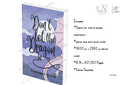 Premade Book Cover Template, a Print Template by Little Creative Scribbles (Thumbnail 2 of 9)