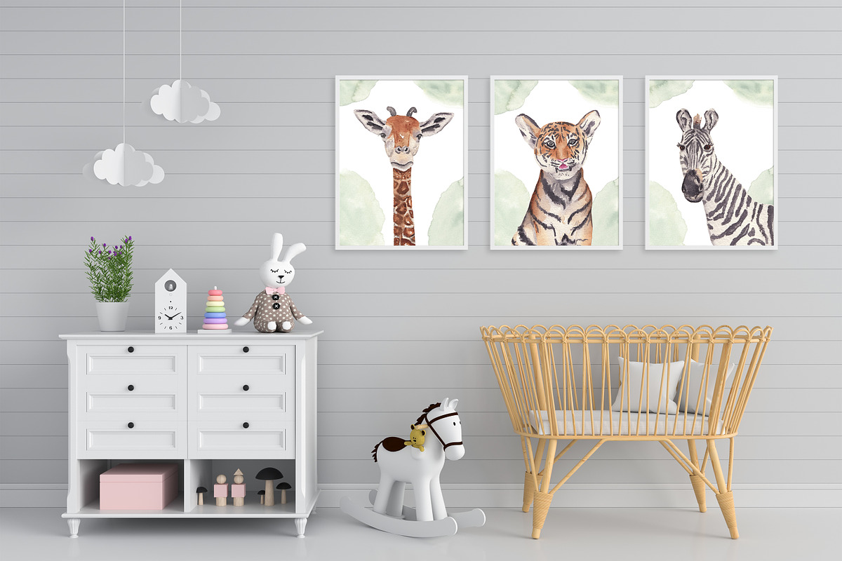 Baby animals - watercolor set, an Animal Illustration by Visual Animal (Photo 10 of 11)