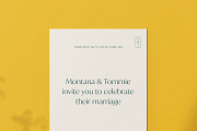 The Artists Wedding Suite, an Invitation Template by Heart to Heart Paper Co (Thumbnail 8 of 17)