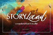 Storyland Font & Toolkit, a Script Font by Graphicdome (Thumbnail 1 of 21)
