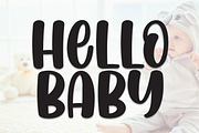 Hello Baby | Script Font, a Script Font by Scratchones (Thumbnail 1 of 8)
