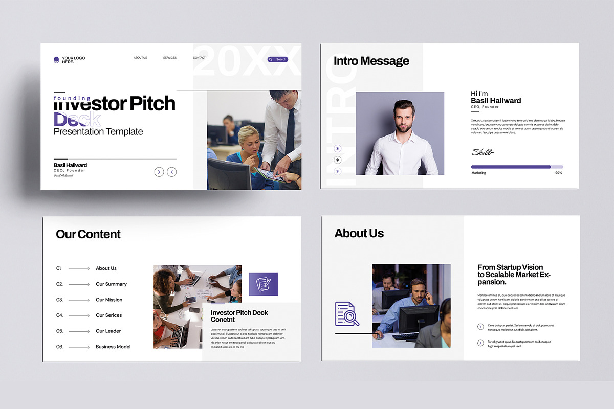 Investor Pitch Deck Presentation, a Presentation Template by MightyDesign (Photo 2 of 8)