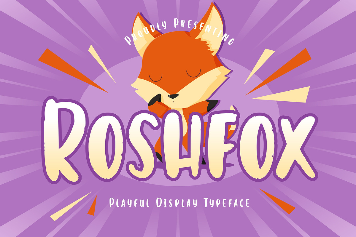 Roshfox Display Advertisement Font