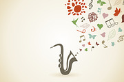 Saxophone, an Illustration by Vector (Thumbnail 2 of 3)