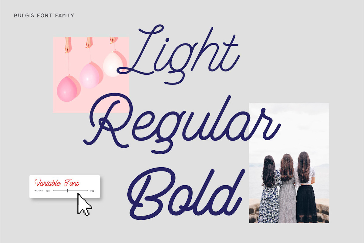 Bulgis - Variable Script Font, a Script Font by Panatype™ Studio (Photo 4 of 7)