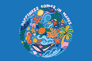 Warm Tides & Coral Stories, a Pattern Graphic by PenguinHouse (Thumbnail 11 of 13)