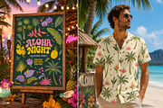 Tropical Paradise Summer Clipart, a Seasonal Illustration by Hanna's ArtLab (Thumbnail 5 of 6)