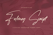Faloney Script - Handwritten Font, a Script Font by StringLabs (Thumbnail 1 of 11)
