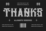 Astrellia - A Decorative Font, a Blackletter Font by Hanstype.com (Thumbnail 10 of 10)