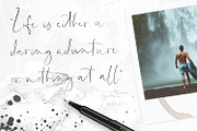 Shallou Signature Script Typeface, a Script Font by Drifter Studio (Thumbnail 8 of 9)