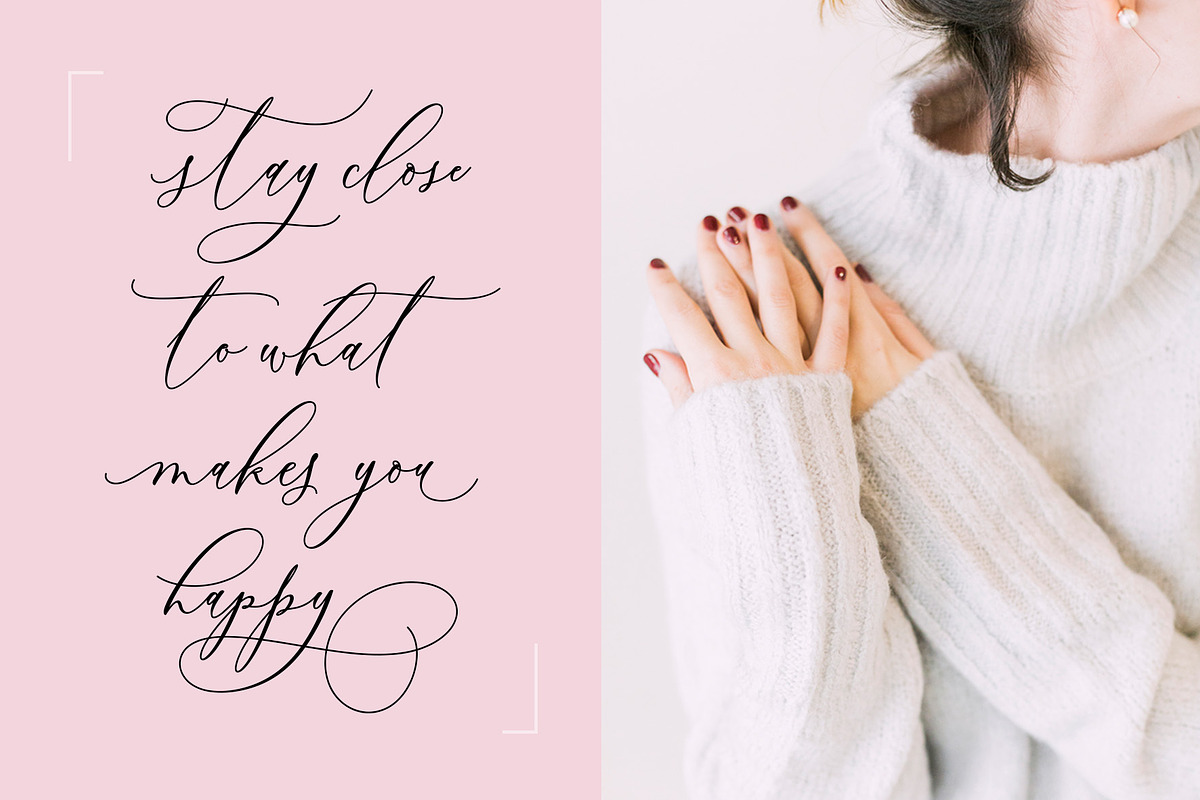 Boutinela Script, a Script Font by JamalCreativeStudio (Photo 6 of 10)