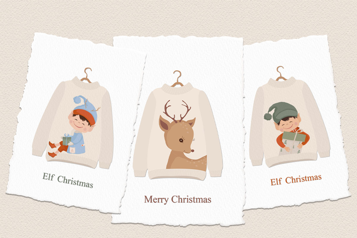 Christmas Elves Part 2 Illustrations, a Decorative Illustration by Irena Art (Photo 4 of 8)
